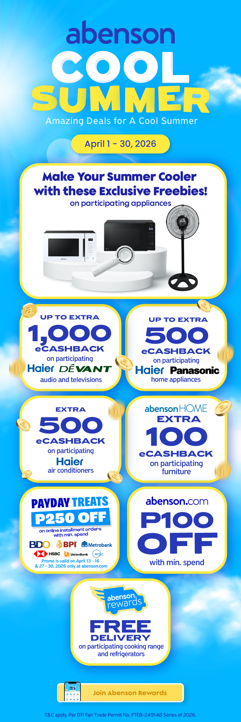 April 2026 Rewards Promos